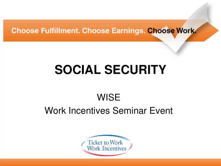 social security