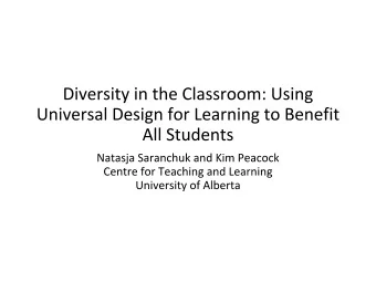 Session Objectives  Describe the origins of the UDL movement  Describe the neurological foundations