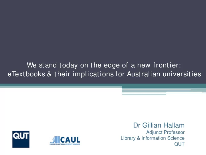 we stand today on the edge of a new frontier etextbooks
