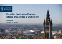 circadian rhythms and bipolar related phenotypes in uk