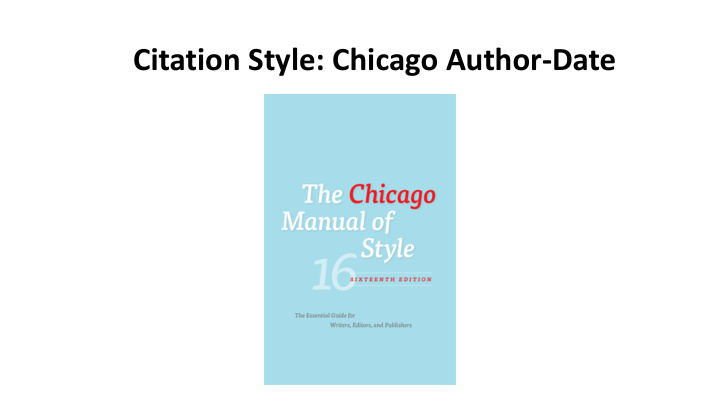 citation style chicago author date onl nline cit itatio