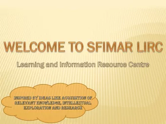 COLLECTION  Online Databases  Proquest (ABI Inform)  J-Gate  N-List  Capitaline