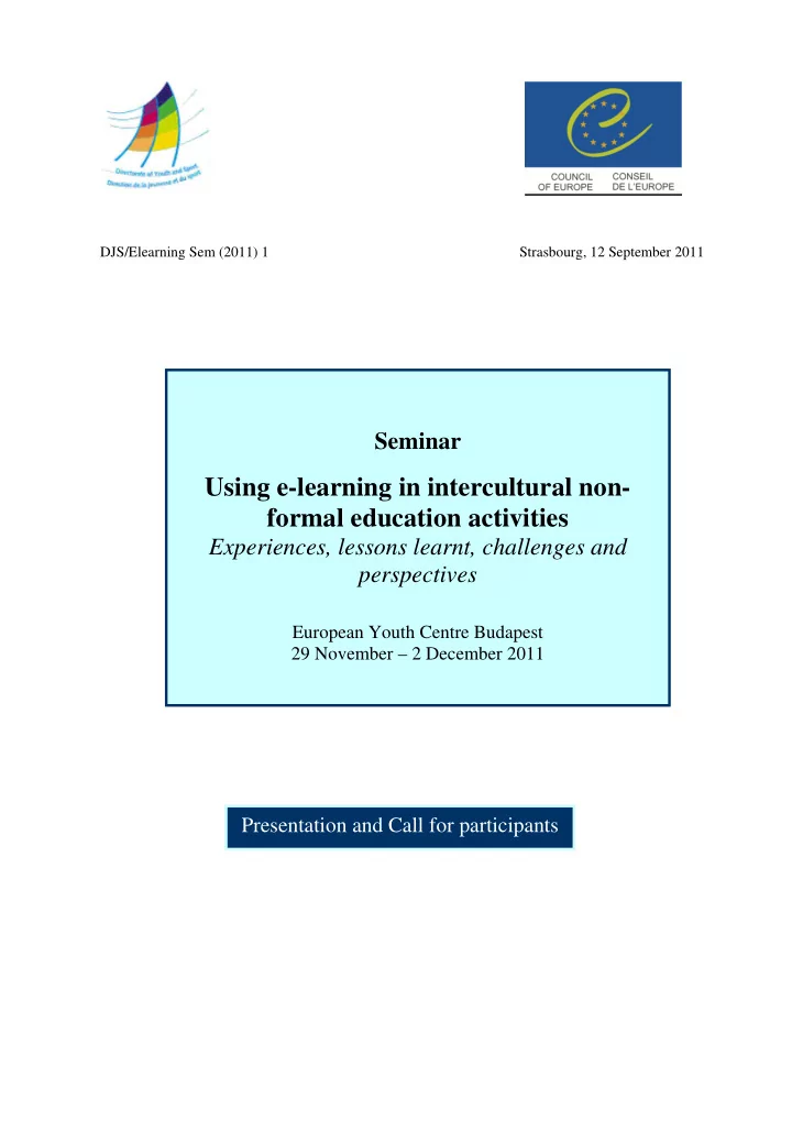 using e learning in intercultural non