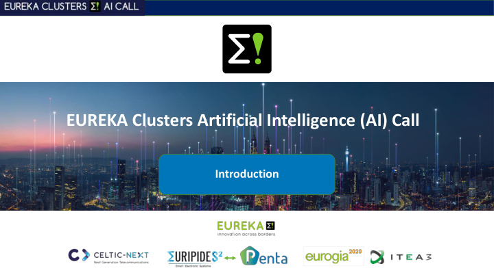 eureka clusters artificial intelligence ai call