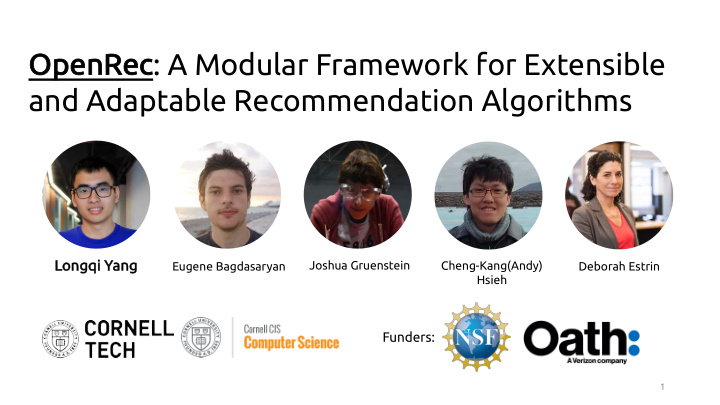 ec a modular framework for extensible