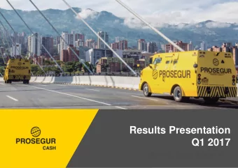 Results Presentation  Q1 2017  Madrid, 26 de Abril 2017  Cash in the media  Amazo  zon laun  unches