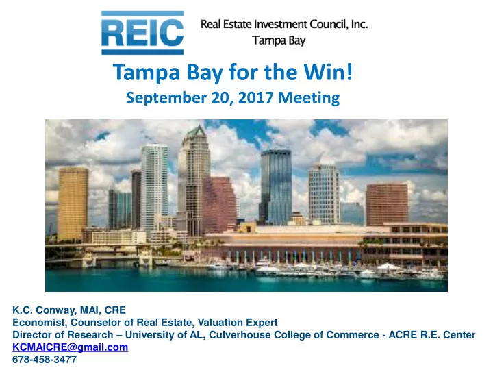 tampa bay for the win