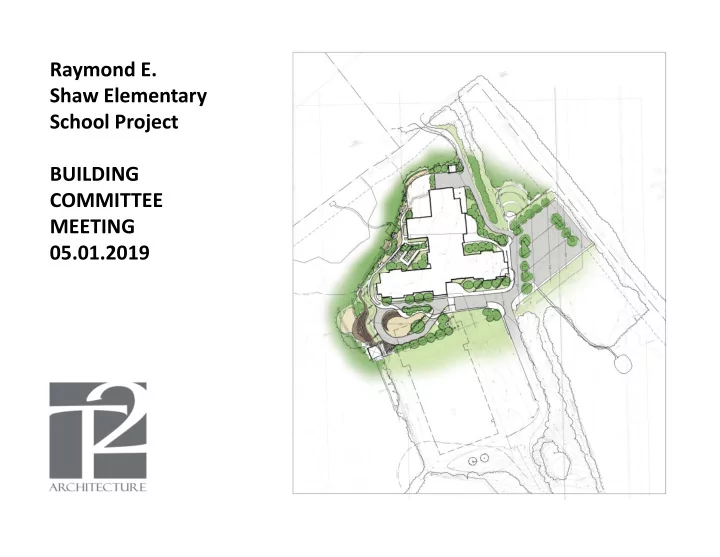 raymond e shaw elementary school project building