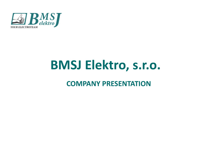 bmsj elektro s r o