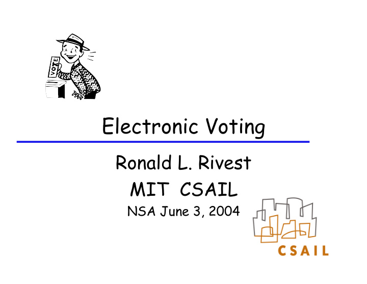 electronic voting