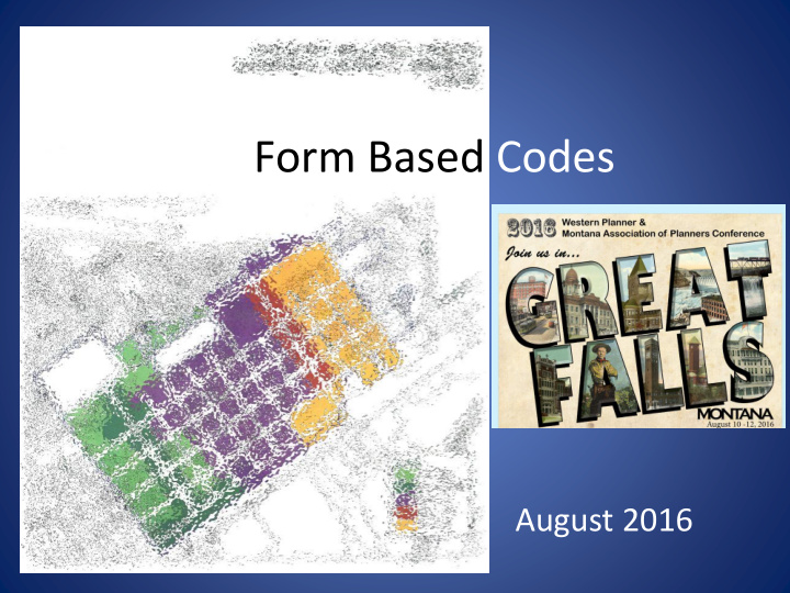form based codes