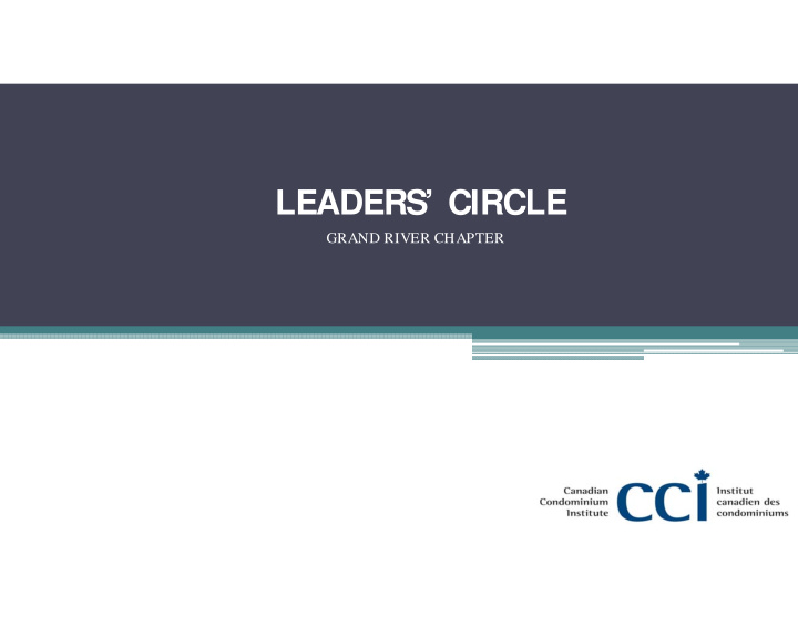 leaders circle