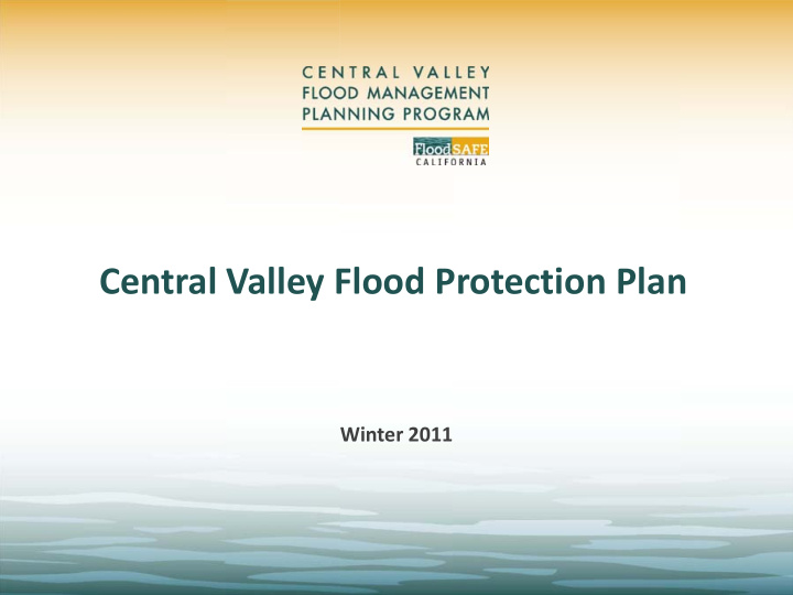 central valley flood protection plan
