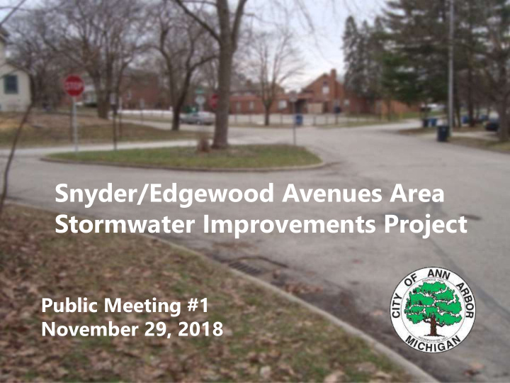 snyder edgewood avenues area