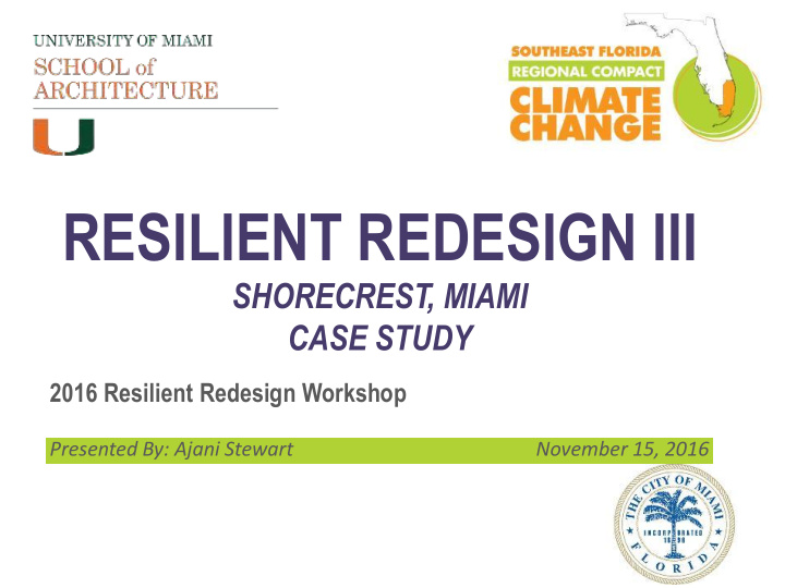 resilient redesign iii