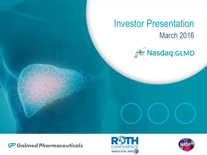 investor presentation