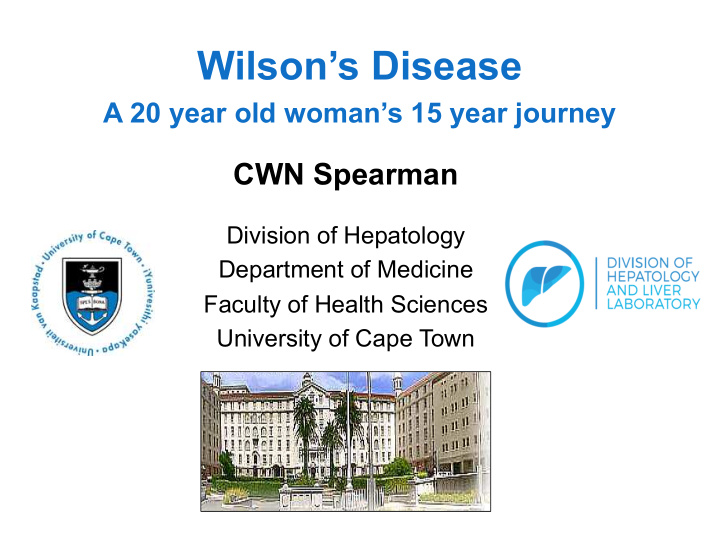 wilson s disease