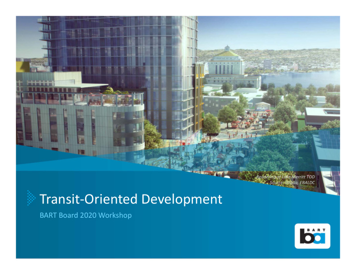 transit oriented development