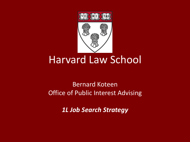 harvard law school