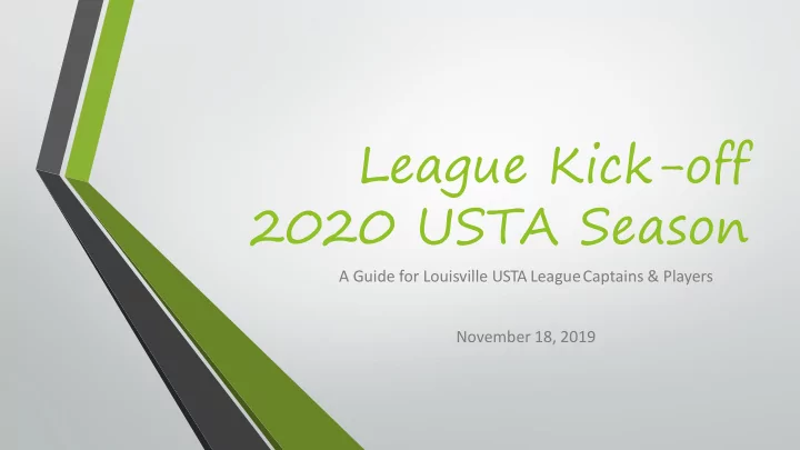 league kick off