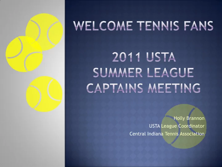 holly brannon usta league coordinator central indiana