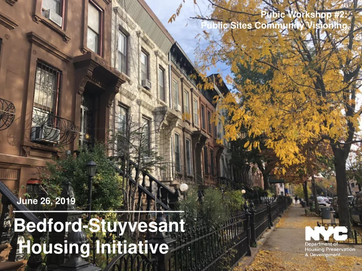 housing initiative