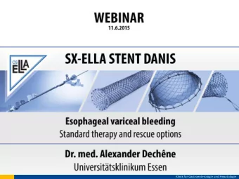 Klinik fr Gastroenterologie und Hepatologie  Etiologies of Upper GI Bleeding    Duodenal