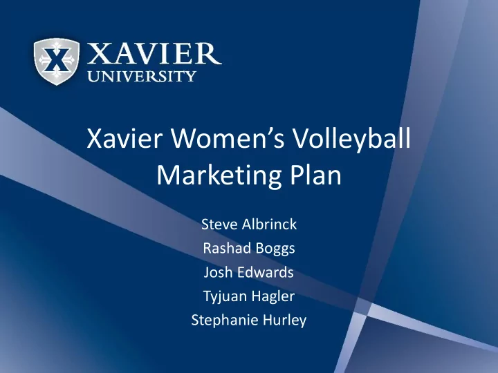 marketing plan