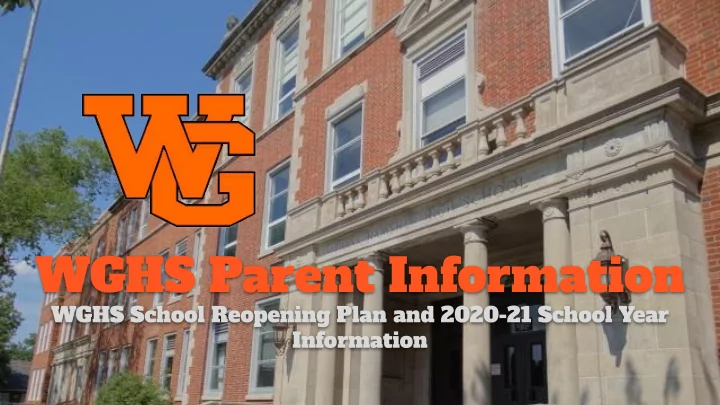 wghs parent information