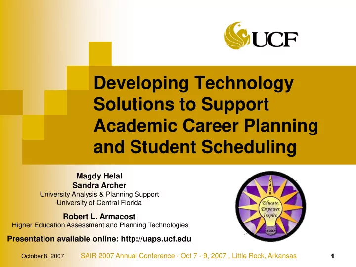 and student scheduling