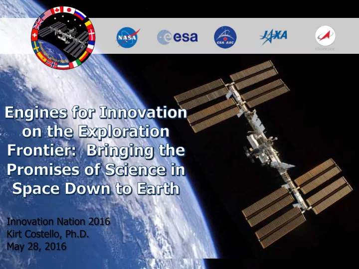 innovation nation 2016 kirt costello ph d may 28 2016 why