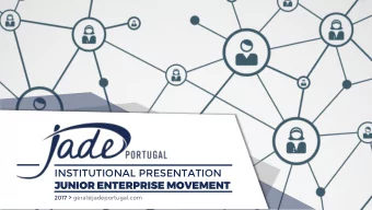 JUNIOR ENTERPRISE MOVEMENT  2017 &gt; geral@jadeportugal.com  &gt; JUNIOR ENTERPRISE  Concept and