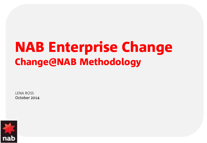 nab enterprise change