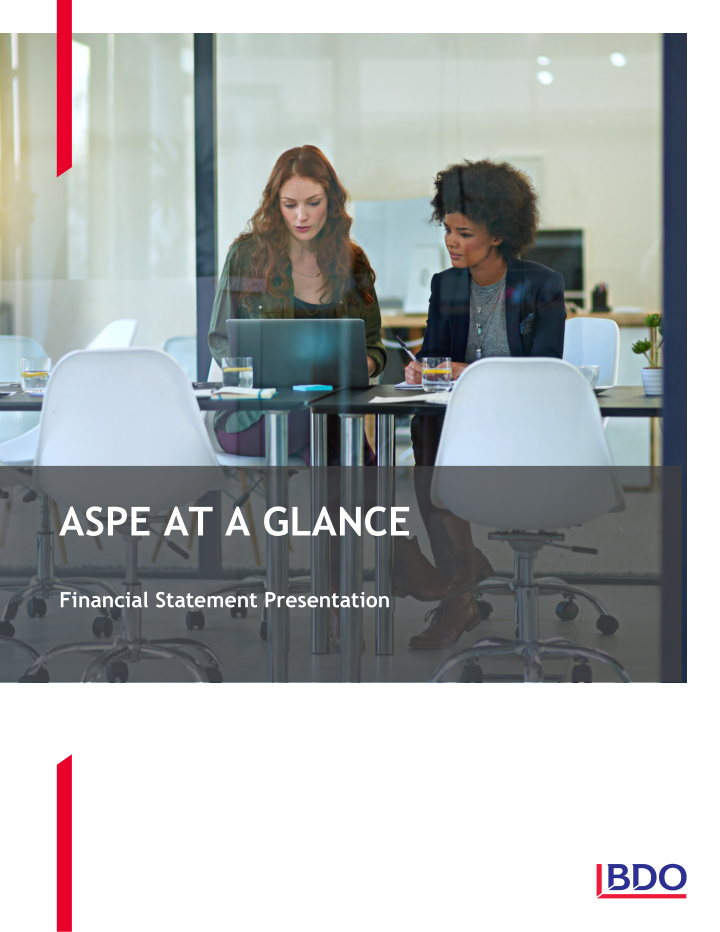 aspe at a glance