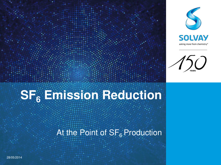sf 6 emission reduction