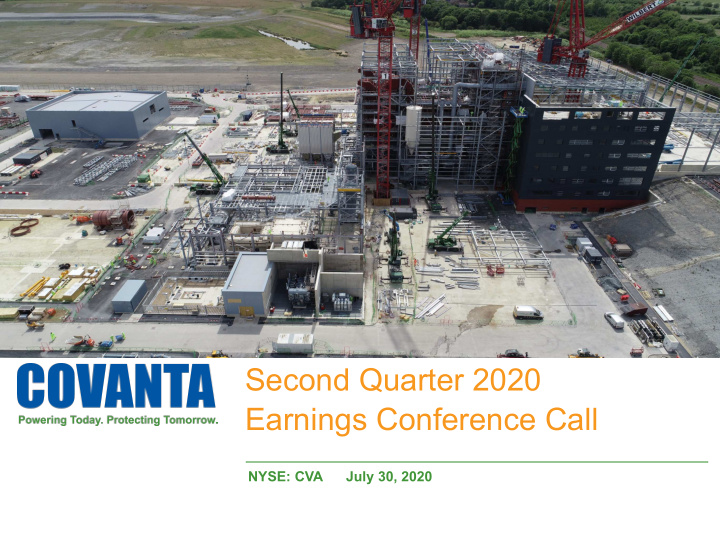 second quarter 2020 earnings conference call