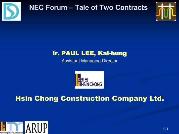 nec forum tale of two contracts