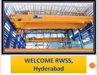 EOT Cranes  Inspection of Wire rope  Inspect the wire rope to make sure it is lubricated and