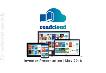 For personal use only  Investor Presentation | May 2018  Disclaimer  This presentation has been