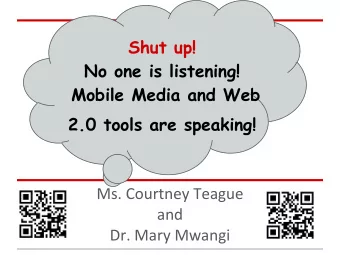 It's Polleverywhere Time!  Introduction  Mobile learning  Mobile learning is the use of  mobile