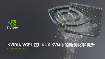 NVIDIA VGPU  LINUX KVM   Neo Jia, Dec 19th 2019  AGENDA  NVIDIA vGPU