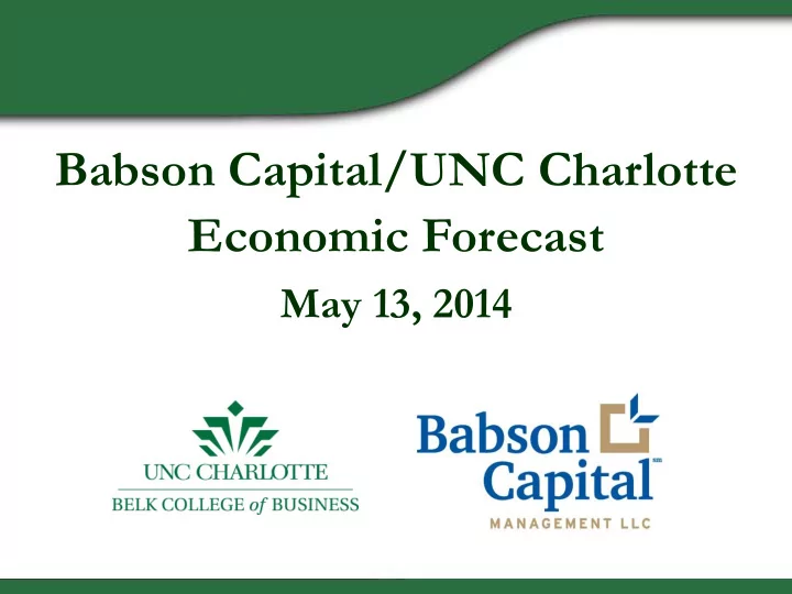 economic forecast