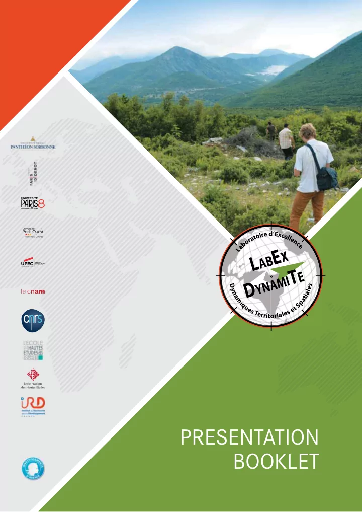 presentation presentation booklet booklet what is a labex