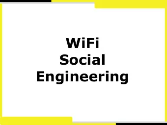WiFi  Social  Engineering  BIO  Gabriel Mathenge  Security enthusiast  Security consultant at