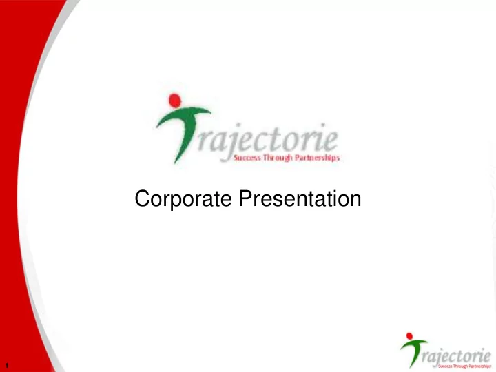 corporate presentation