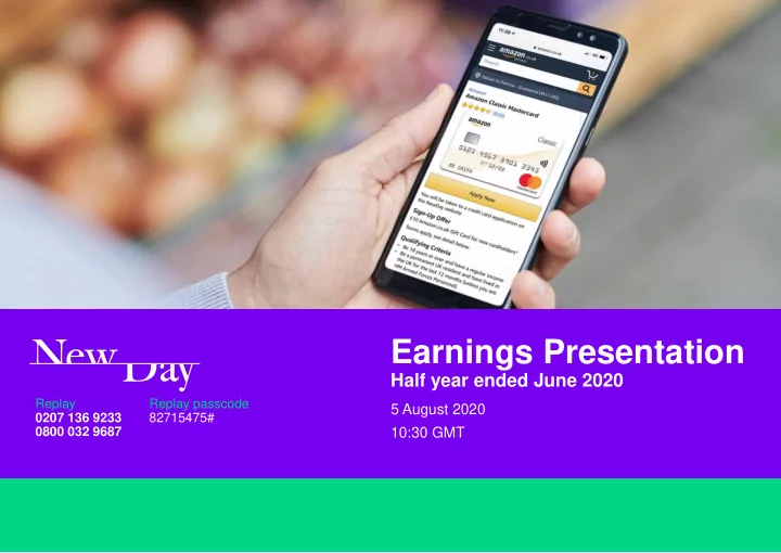 earnings presentation