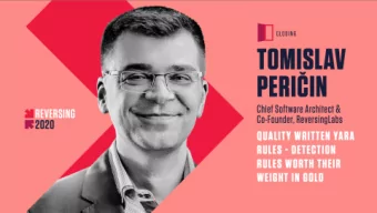 One of the founders of ReversingLabs  Presenter at conferences: BlackHat, ReCon, CARO  Workshop,