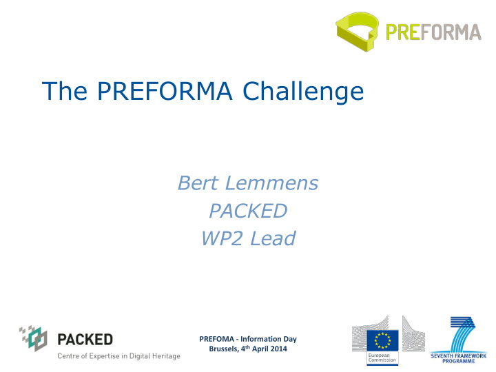 the preforma challenge