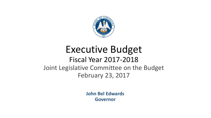 executive budget