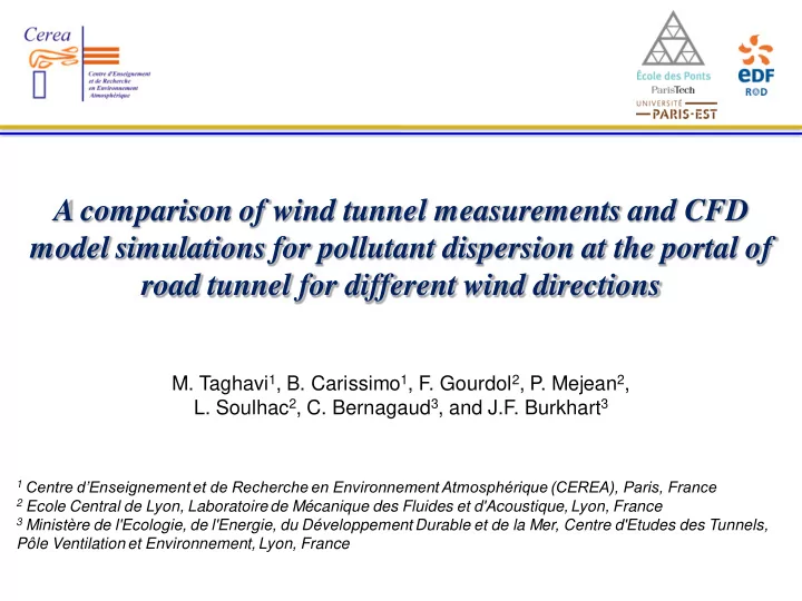a comparison of wind tunnel measurements and cfd